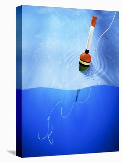 Floater and Hook in Water-Matthias Kulka-Premier Image Canvas