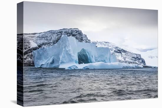 Floating iceberg, Elephant Island, South Shetland Islands, Antarctica, Polar Regions-Michael Runkel-Premier Image Canvas