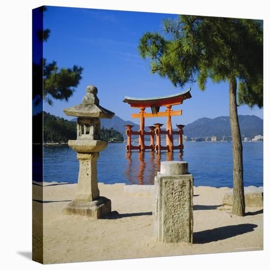Floating Torii, Miyajima Island Near Hiroshima, Japan-Christopher Rennie-Premier Image Canvas