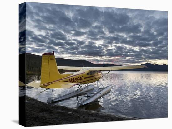 Floatplane, Takahula Lake, Alaska, USA-Hugh Rose-Premier Image Canvas