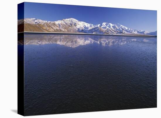 Flooded Racetrack Playa, Death Valley National Park, California-Tim Fitzharris-Stretched Canvas