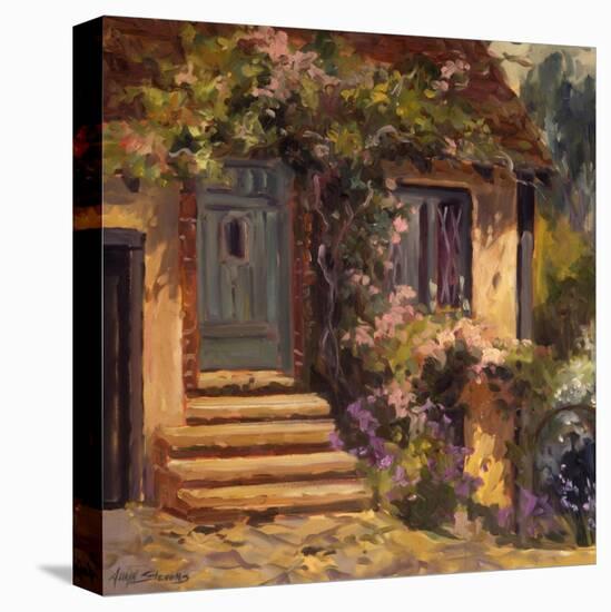 Floral Cottage-Allayn Stevens-Stretched Canvas