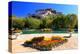 Floral Decorations at the Small Pond with Potala Palace seen from the North-null-Stretched Canvas