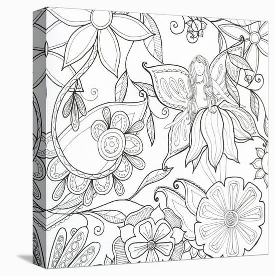 Floral & Fairy-Pam Varacek-Stretched Canvas