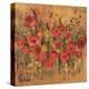 Floral Frenzy Red I-Alan Hopfensperger-Stretched Canvas