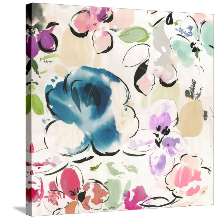 Floral Funk I Stretched Canvas Print Kelly Parr Art Com Floral Funk I Stretched Canvas Print Kelly Parr Art Com