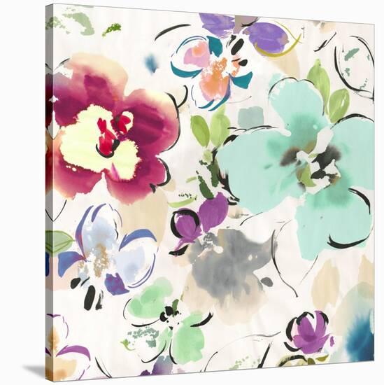 Floral Funk Ii Stretched Canvas Print Kelly Parr Art Com