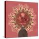 Floral Mandala II-Dina June-Stretched Canvas