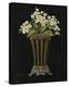 Floral Noir Paper Cloche-Janet Kruskamp-Stretched Canvas