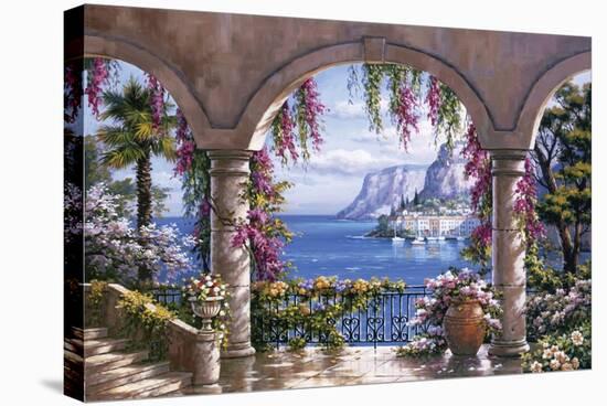 Floral Patio I-Sung Kim-Stretched Canvas