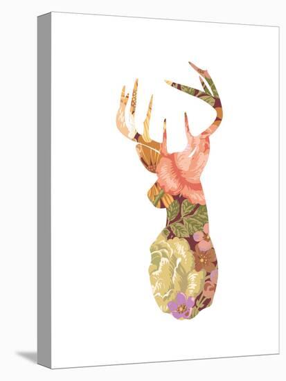 Floral Stag-Moha London-Premier Image Canvas