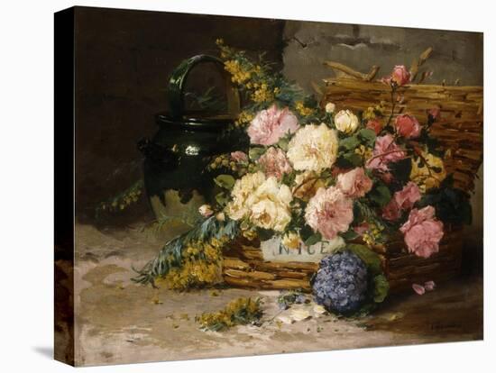 Floral Still Life (Spring)-Eugene Henri Cauchois-Premier Image Canvas