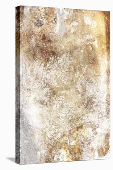 Floral Takeover Gold-Jace Grey-Stretched Canvas