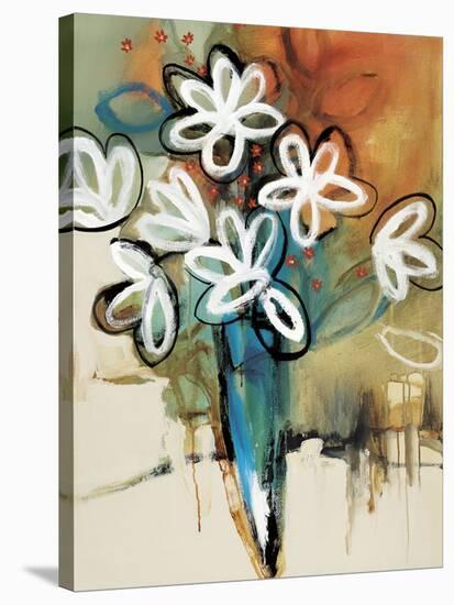 'Floral Trance I' Stretched Canvas Print - Natasha Barnes | Art.com