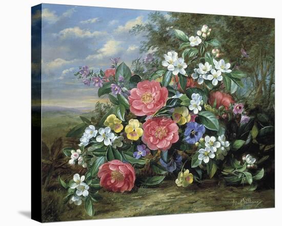 Florals I-Albert Williams-Stretched Canvas