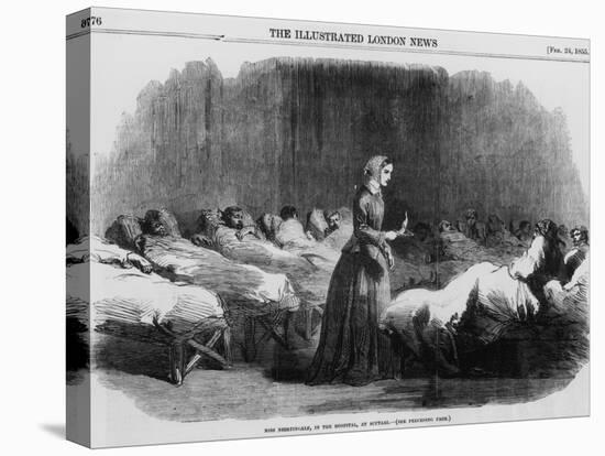 Florence Nightingale, English Nurse and Hospital Reformer, 1855-null-Premier Image Canvas