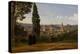 Florence, Seen from the Boboli-Gardens-Jean-Baptiste-Camille Corot-Premier Image Canvas