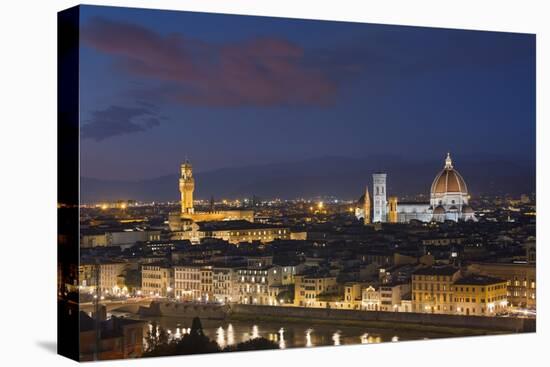 Florence Skyline at Sunset.-Jon Hicks-Premier Image Canvas