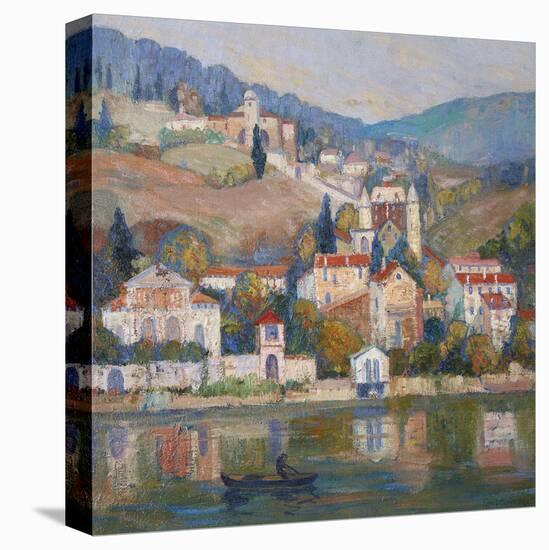 Florentine Gold-Fern Isabel Coppedge-Stretched Canvas