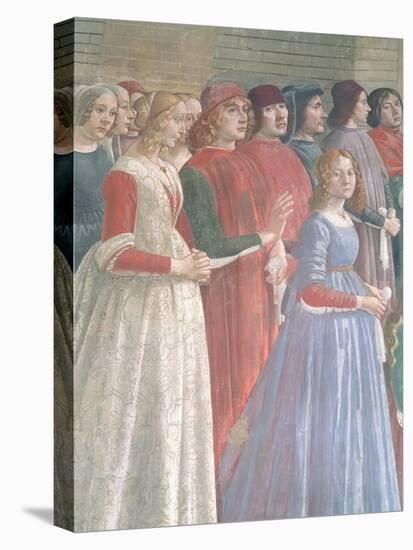 Florentine Onlookers, from the Cycle of St. Francis, Sassetti Chapel, 1483-Domenico Ghirlandaio-Premier Image Canvas