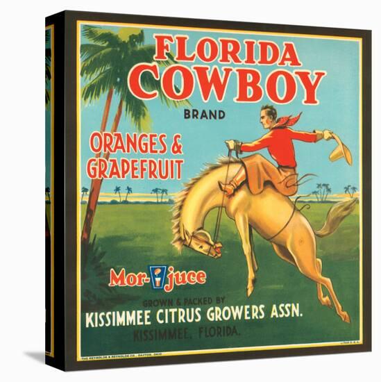 Florida Cowboy Brand Oranges & Grapefruits-null-Stretched Canvas