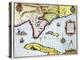 Florida: Map, 1591-Theodor de Bry-Premier Image Canvas
