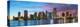 Florida, Miami Skyline at Dusk-John Kellerman-Premier Image Canvas