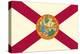 Florida State Flag-Lantern Press-Stretched Canvas