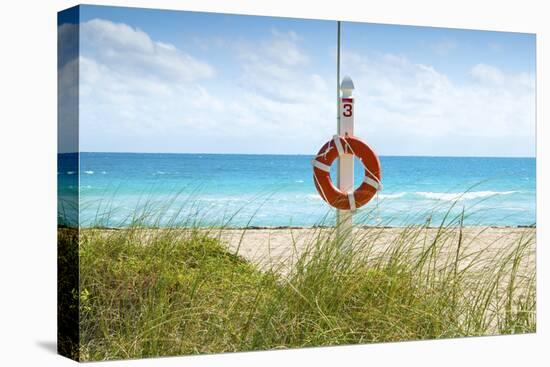 Florida, Surfside, Miami Beach, North Miami Beach, Lifeguard Buoy-John Coletti-Premier Image Canvas