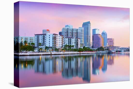 Florida, Tampa, Skyline, Dawn, Hillsborough River-John Coletti-Premier Image Canvas