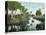 Florida - Thompson's Creek on Tomoka River-Lantern Press-Stretched Canvas