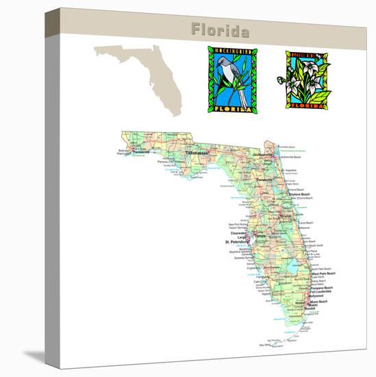 Florida-IndianSummer-Stretched Canvas