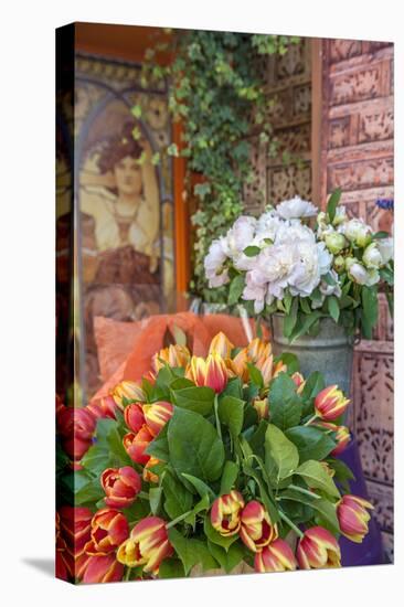 Florist shop, Cabourg, Normandy, France-Lisa S. Engelbrecht-Premier Image Canvas