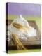 Flour and Wheat on Cutting Board-Leigh Beisch-Premier Image Canvas