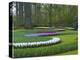 Flowebed Wiht Hyacinths, Keukenhof Gardens, Lisse, Holland-Anna Miller-Premier Image Canvas