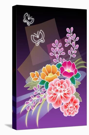 Flower Arrangement Purple-Ikuko Kowada-Premier Image Canvas