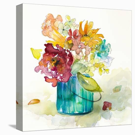 Flower Burst in Vase II-Lanie Loreth-Stretched Canvas