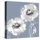 Flower Burst on Grey I-Vanessa Austin-Stretched Canvas