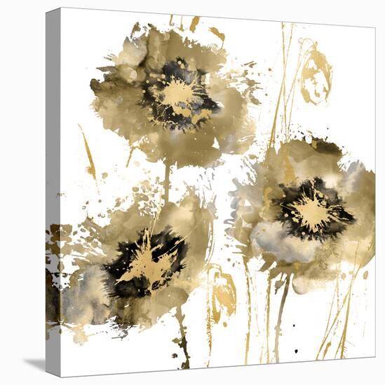 Flower Burst Trio in Gold-Vanessa Austin-Stretched Canvas