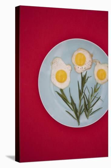 Flower Eggs-Sarah Saratonina-Stretched Canvas