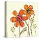 Flower Friends-Robbin Rawlings-Stretched Canvas