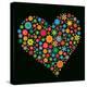 Flower Heart-Maksim Krasnov-Stretched Canvas