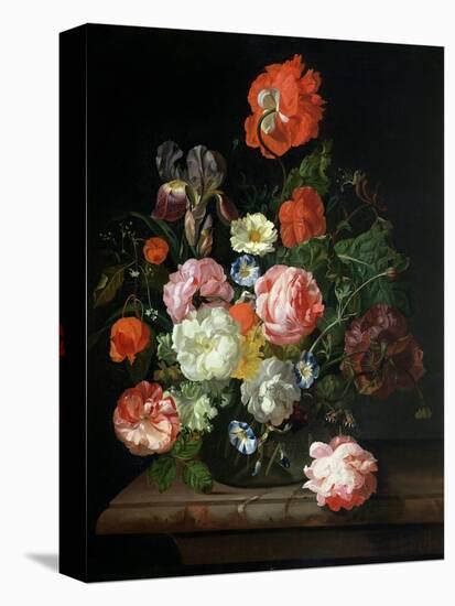 Flower in a Glass Vase-Rachel Ruysch-Premier Image Canvas