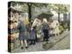 Flower Market at Hojbro Plads-Paul Gustav Fischer-Premier Image Canvas