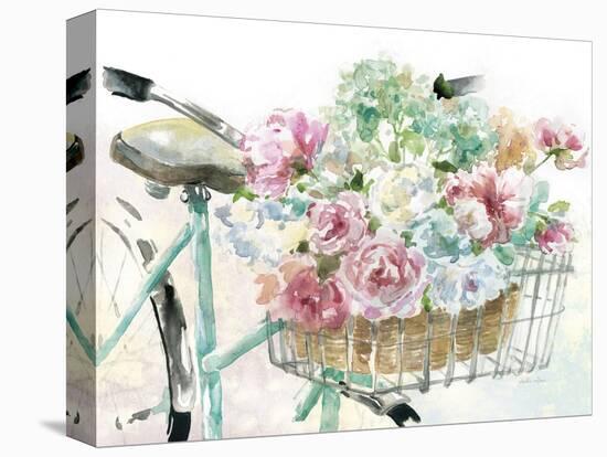 Flower Market Bicycle-Studio M-Stretched Canvas