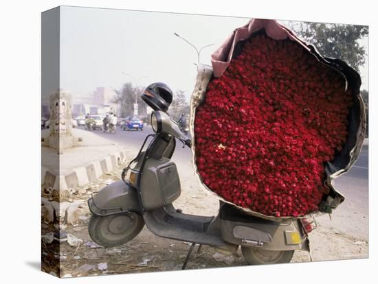 Flower Market, Lado Sarai, Delhi, India-John Henry Claude Wilson-Premier Image Canvas