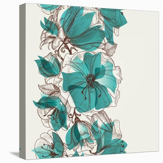 Flower Pattern-Danussa-Stretched Canvas