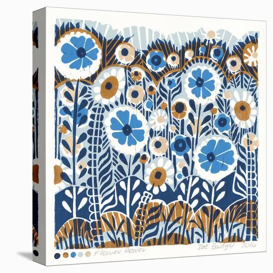 Flower Power-Zoe Badger-Stretched Canvas