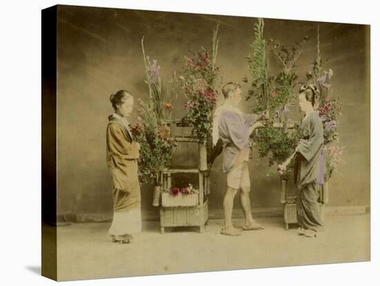 Flower Seller in Japan-null-Premier Image Canvas