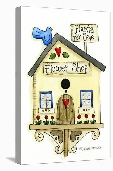 Flower Shop Birdhouse-Debbie McMaster-Premier Image Canvas